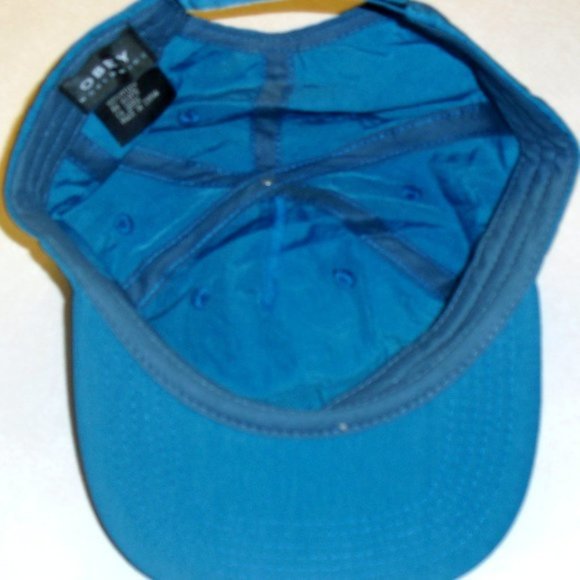 Obey Icon Face Eyes Logo Polyester Adjustable Strapback hat New - Picture 3 of 5